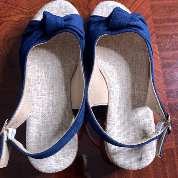 Wedges Sandals size 37 eur size - Picture 2 of 7